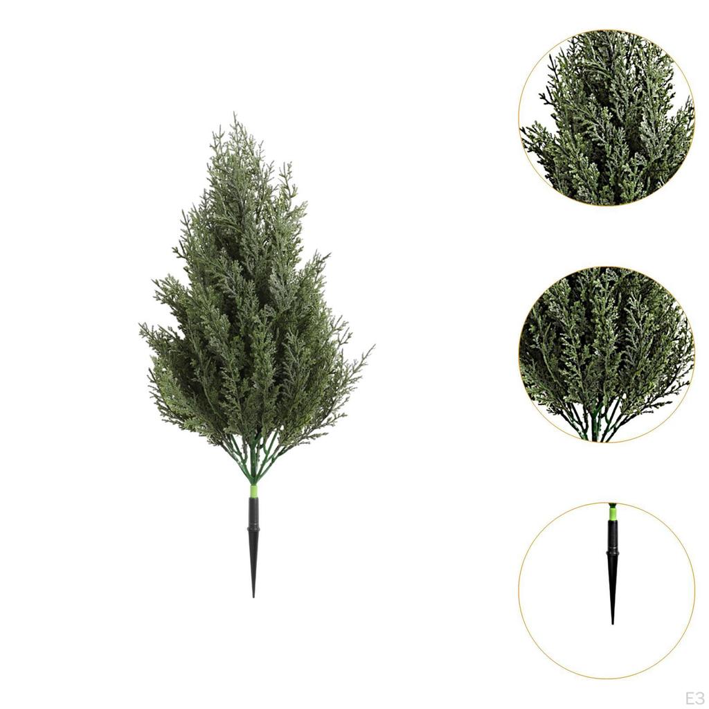 Искусственное садовое растение, газонный декор, многоразовое, премиум-декоративное, с колышком для установки в грунт, искусственное для