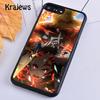 Чехол для телефона Krajews Kimetsu no Yaiba с персонажами для iPhone 14 5 SE 6s 7 8 plus XR XS 11 12 13 pro max Samsung S21 S22ultra