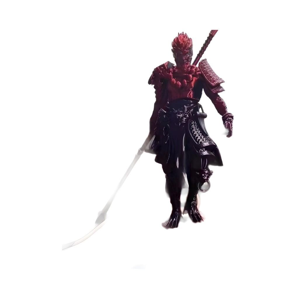 Смоляная настольная фигурка Black Myth Wukong с декоративной сценой аквариума для коллекционеров