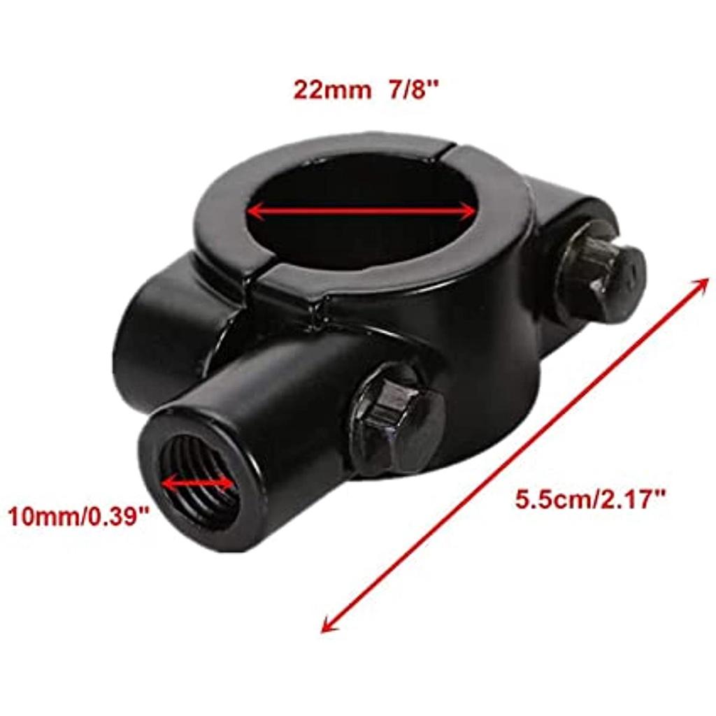 Универсальный держатель руля, алюминий, 2 х 7/8 дюйма (22 мм)