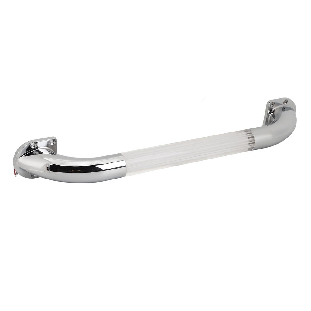 DC 12V RV Door Entry Grab Bar Handles Lighted Acrylic Grip Assist Handle for RV Camper Trailer Yacht 18inch