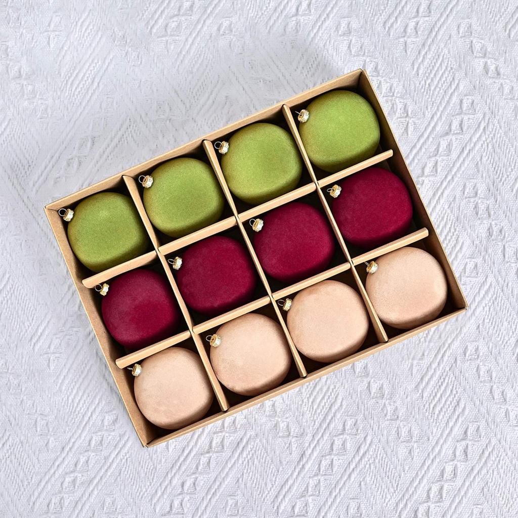 Felt Christmas Ornaments Set 2025 New Arrival Soft Balls Decorations for Christmas Tree Holiday Party Supplies