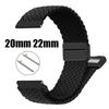 20 мм 22 мм ремешки для Samsung Galaxy Watch 4/5/6/7/6 classic/5 Pro/Gear s3 44 мм 40 мм плетеный ремешок браслет Huawei GT2e 3 4 ремешок