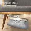 Folding Broom & Dustpan Set with Comb Teeth - Soft Bristle, Rotating Sweeper