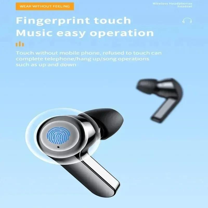 TWS TM20 беспроводные Bluetooth-наушники со светодиодным дисплеем, сенсорные наушники с шумоподавлением, спортивные музыкальные игровые наушники, водонепроницаемые