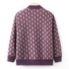 Old Man Autumn and Winter Fleece Cardigan Sweater Female Grandma Thickened Coat Mother Top Old Lady Clothes