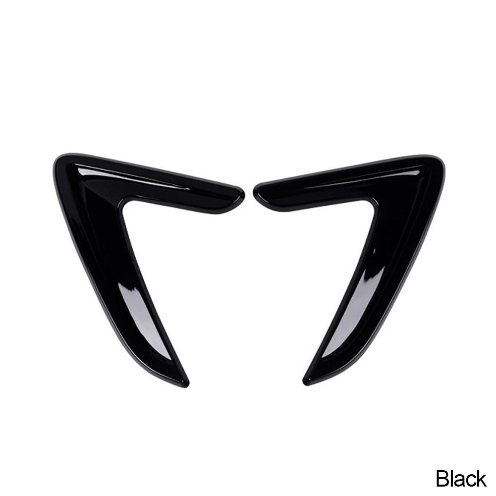 1 пара для 2012-2016 Bmw 3 серии F30 черный ABS автомобильная боковая вентиляционная крышка декоративные наклейки на крыло авто замена