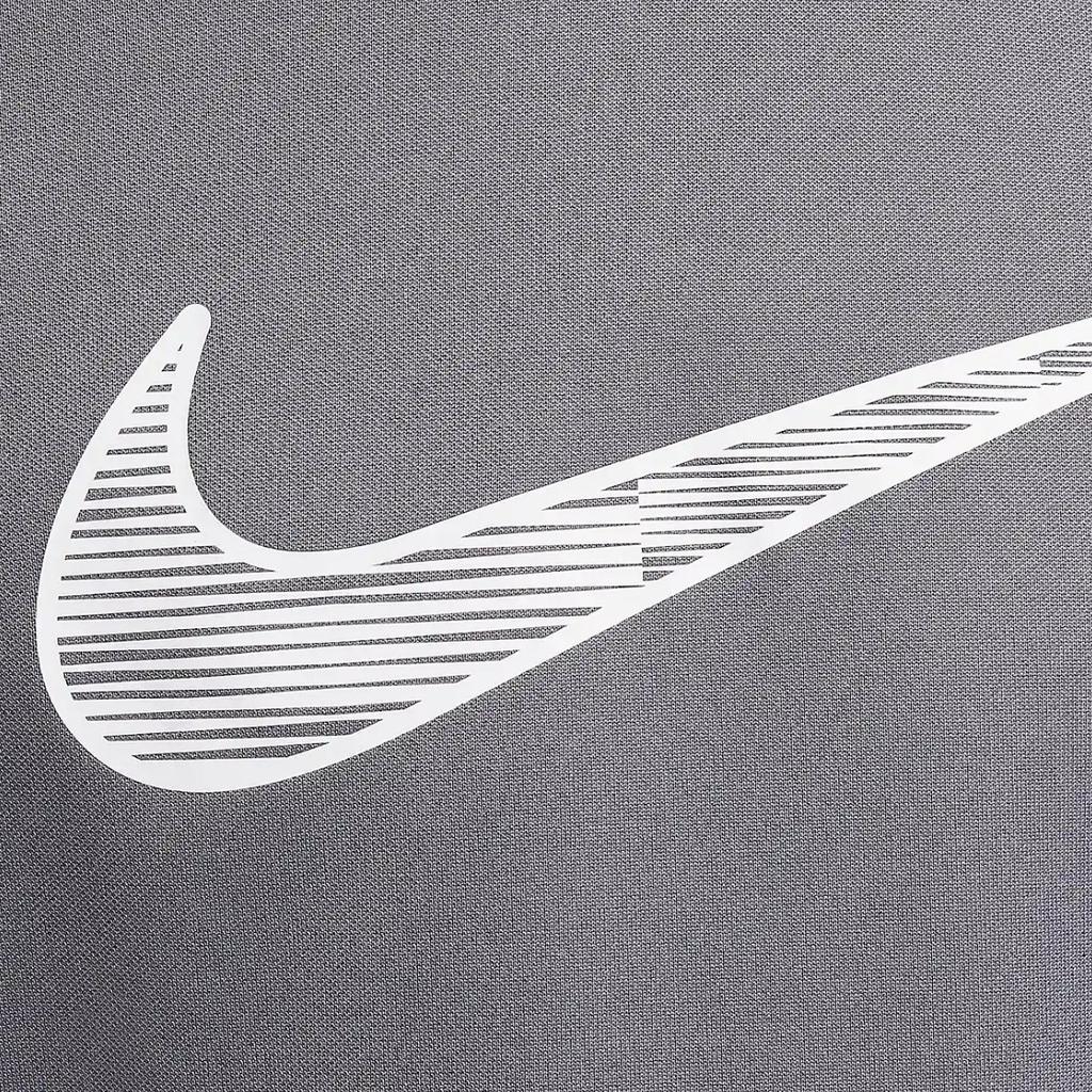 Nike Dri-Fit Trophy 23 Удобная Стильная Простая Футболка с Коротким Рукавом Детские Топы Дымчато-Серый HF8079-085