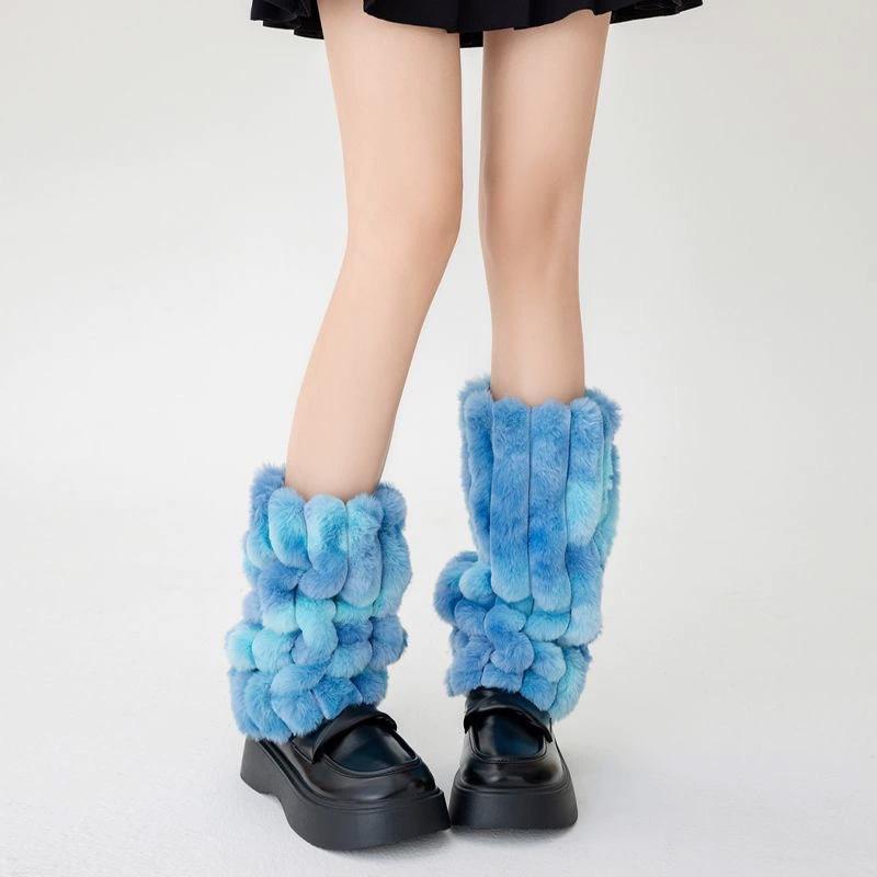 1 Pair Boots Socks Personalized Boot Cover Cuffs Covers Plush Colored Leg Warmer for Women Leg Covers Warm Boot Stocking