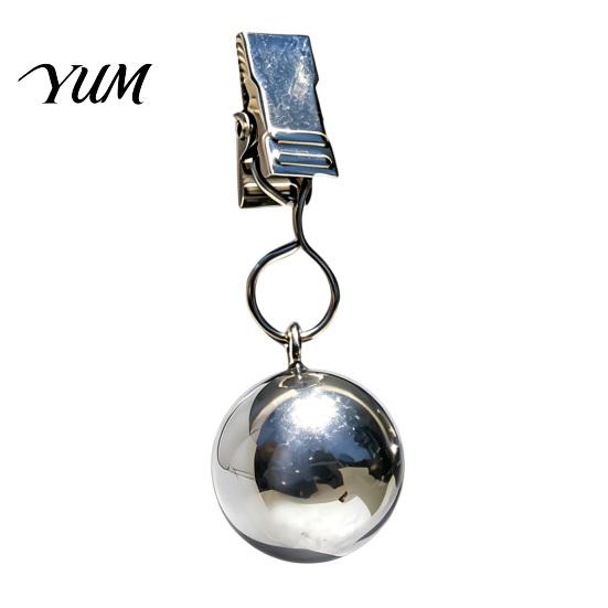 Table Cover Holders Metal Ball Tablecloth Weight, Heavy Duty Tablecover Weight with Clip, Weighted Clips Rustproof for Outdoor Tables Shower Curtains