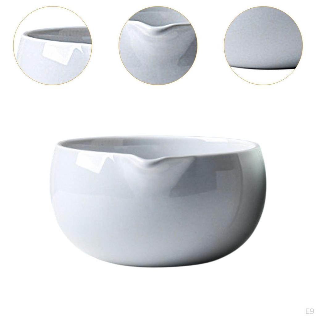 Керамическая чаша для матча с носиком для смешивания чая для домашнего офиса