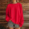 Women  Tops Women's Long Sleeve Sweatshirt Casual Crewneck Loose Fit Pollover Fleece Tops