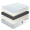 Mattress 180x200 Cm, Thermotec, 24 Cm, Memory Foam, Firm, Summer/winter Side + 2 Pillows + Duvet