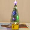 1 шт. Ночник Новогодняя вечеринка Рождественская елка Мини Разноцветный Светящийся Рождественская елка Сделай сам Домашний декор Свечи Лампы Украшения Светодиод