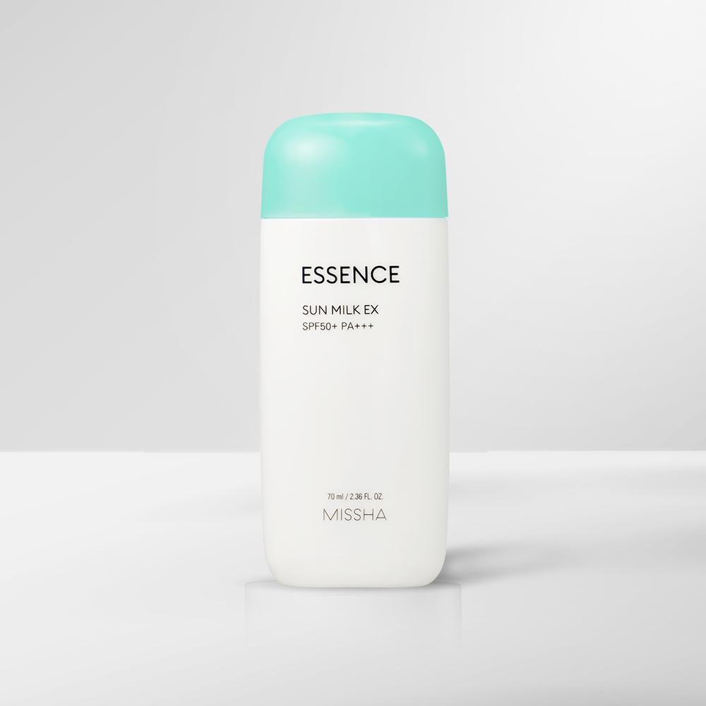 MISSHA All Around Safe Block Essence Sun Milk EX – Увлажняющий ежедневный солнцезащитный крем SPF50+ PA+++, корейский
