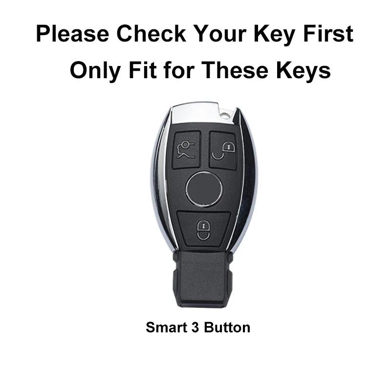 CRV1 TPU Car Key Case Cover keychain For Mercedes Benz A C E S Class GLS GLA GLK GLC CLS CLA W204 W221 W212 W205 W176 W463 Accessory