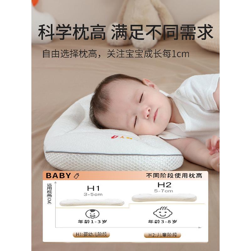 Регулируемая детская подушка на шею класса А для 1-3-8 лет, подушка для детского сада и школы на четыре сезона