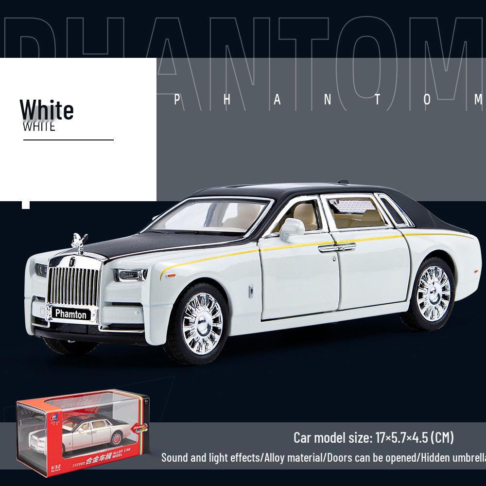 1:32 Литая модель автомобиля Phantom со световыми и звуковыми эффектами, игрушка для мальчиков