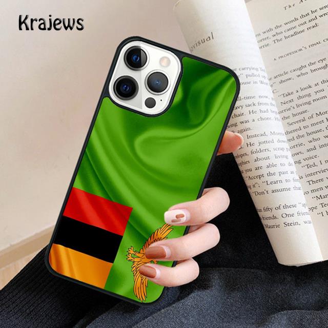 Zambia Flag Soft Phone Case For IPhone 18 17 Air 16 15 14 Max Plus 11 12 13 Pro Max Phone Cover coque Shell Fundas