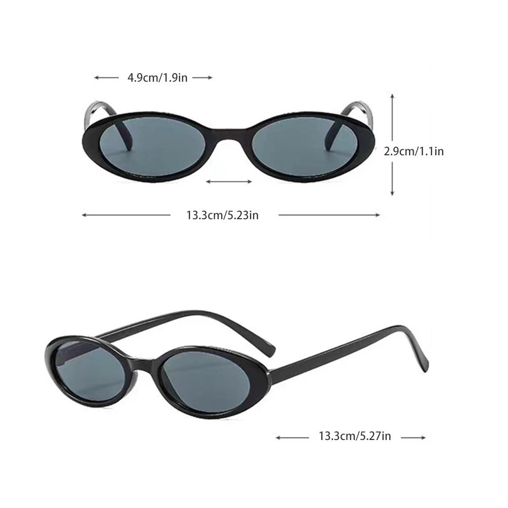Women Vintage Oval Sunglasses Fashion Leopard Brown Print Stylish Sun Glasses Female Colorful Shades Eyewear