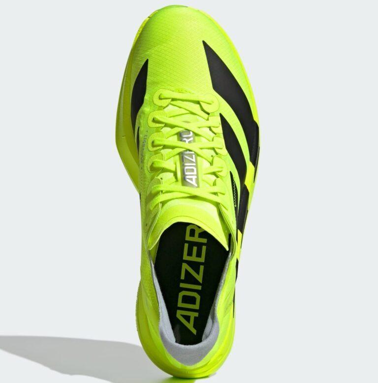 JR6364 adidas Adizero Adios Pro 4 Lucid Lemon Core Black Halo Silver (Мужской)