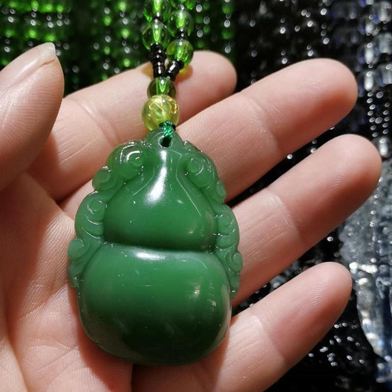 Classic Natural Chinese Agate Pendant Jade Necklace Charm For Women Men Jewelry Carved Blessing Lucky Amulet Gifts