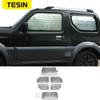 TESIN автомобильная штора с защитой от УФ-лучей, солнцезащитный козырек, изоляционный комплект для лобового стекла, солнцезащитный козырек для Suzuki Jimny 2007-2017