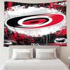 Carolina Hockey Logo Tapestry, Unique Design Tapestry, Wall Decor for Bedroom,Livingroom, Playroom,Heartwarming Fan Holiday Gifts