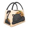 Сумки для ланча Natto Sushi Cat, изолированные коробки для бенто, водонепроницаемые сумки для пикника, термосумка-холодильник для женщин и девочек, школа