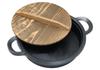 Asahi Cast Iron Gyoza Pot, 28cm (Gas/IH Compatible), Commercial Grade