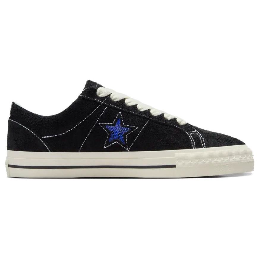 Quartersnacks X Converse One Star Pro Low Black Men Sneakers Egret Hyper-Blue A09555C