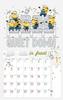 [Purchaser-exclusive Bonus Included] Minions Calendar (Monthly/Wall-hanging/600mm X 380mm) (Plenty of Stickers Included) (Impress Calendar 2026)
