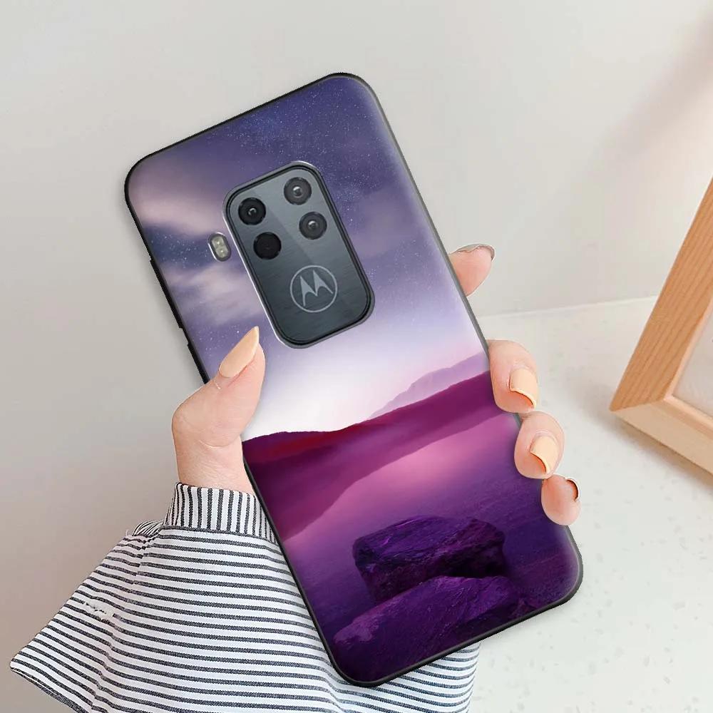 Чехол для Moto One Pro Чехол для Moto One Zoom Матовый Силикон Для Motorola Для Moto One Zoom Чехол Обложка Модный ТПУ Защитная Задняя Крышка