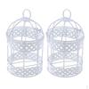 2 X Shape Pot Metal Hanging Planter Plant Holder 7.5cm