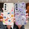 Модный Чехол В Морском Стиле С Рисунком Китов Для Samsung S26 S25 S24 Ultra S23 S22 S21 FE A15 A16 A17 A35 A36 A37 A54 A55 A56 A57 5G Кожаная Текстура Обложка