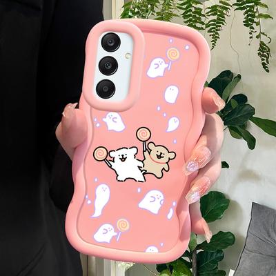 Милый мультяшный щенок мягкий чехол для телефона Samsung Galaxy A52 A73 A12 S24 Ultra 5G S23 S22 S21 S20 FE Wave Edge противоударный защитный резиновый чехол