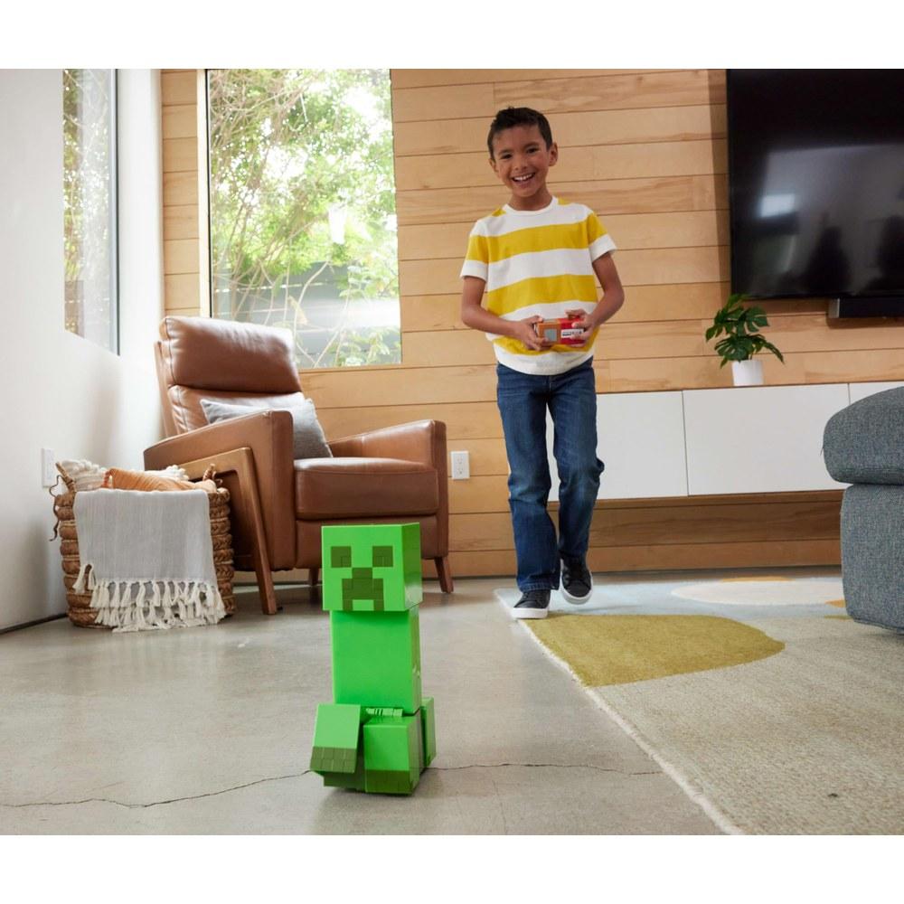 Mattel Minecraft Exploding RC Creeper Light Sound 10 Explosive Particles In-Game Movement DLC Code
