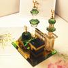 Ramadan Crystal Glass Decorative Ornaments Mubarak Kareem Eid Decor for Islamic Muslim Parties Party Kareem Ramadan Supplies