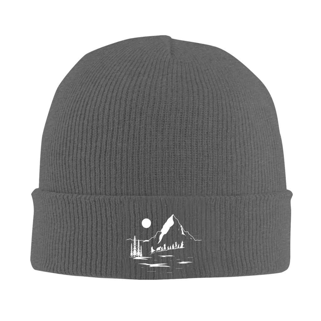 LLord of The Rings Beanie Hats Bonnet Hats Female Male Street Gym Knitted Hat Winter Graphic Head Wrap Caps