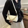 Корейский стиль Простая повседневная новая весенняя индивидуальная ретро-цепочка модная женская сумка через плечо подмышкой