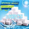 50pcs/lot Magic Sponge Eraser 100x70x30mm Melamine Sponge Magic Cleaner Bathroom Kitchen Cleaning Spong Household Cleaning Tool