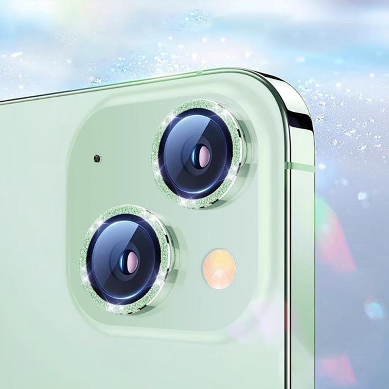 Роскошное защитное стекло для объектива камеры Diamond для iPhone 16 15 14 Plus 13 12 Mini 11 Pro Max, цветная металлическая защитная пленка для объектива