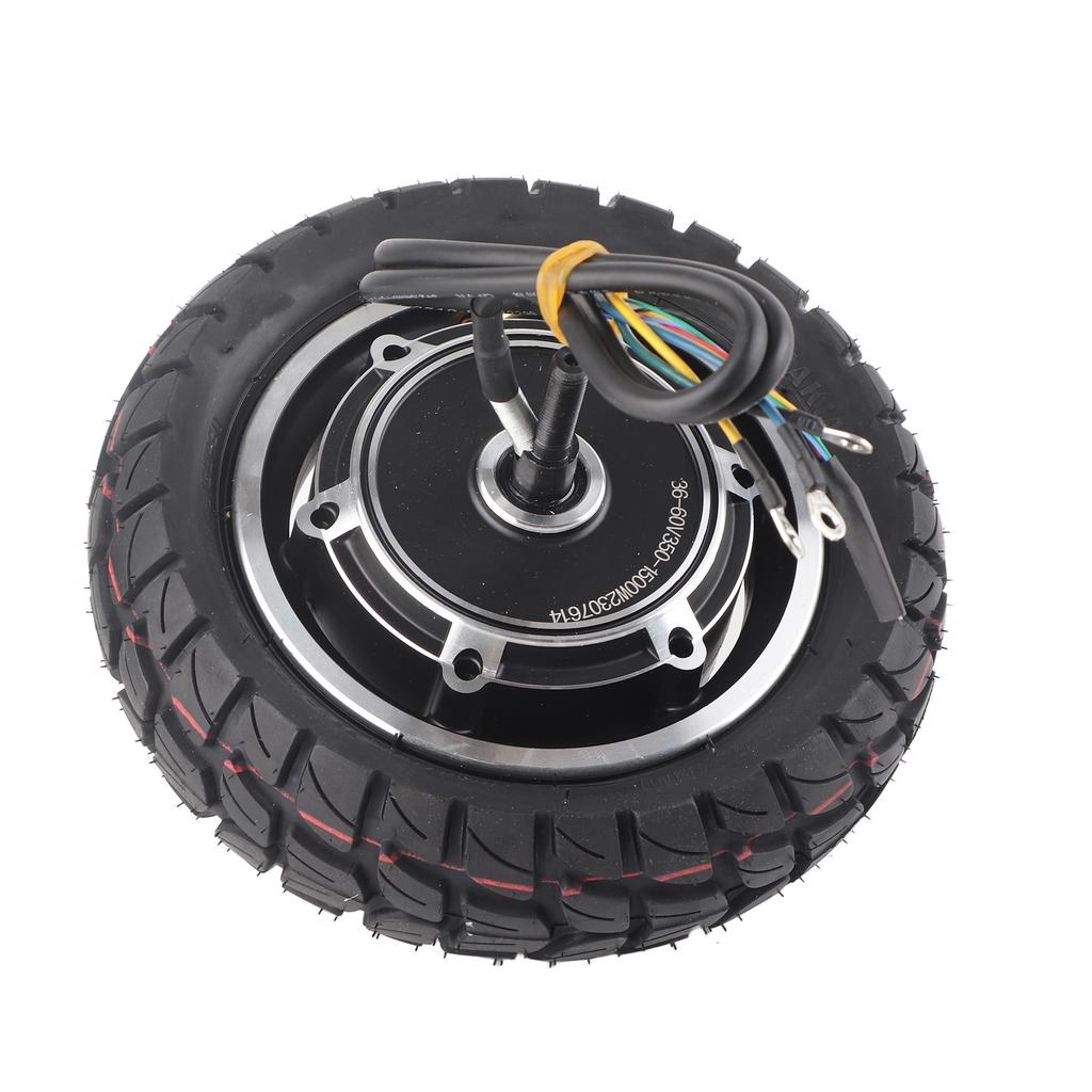 10-дюймовое колесо для электросамоката, мотор-колесо, аксессуар для замены для электромотоцикла, электровелосипеда 36–60 В
