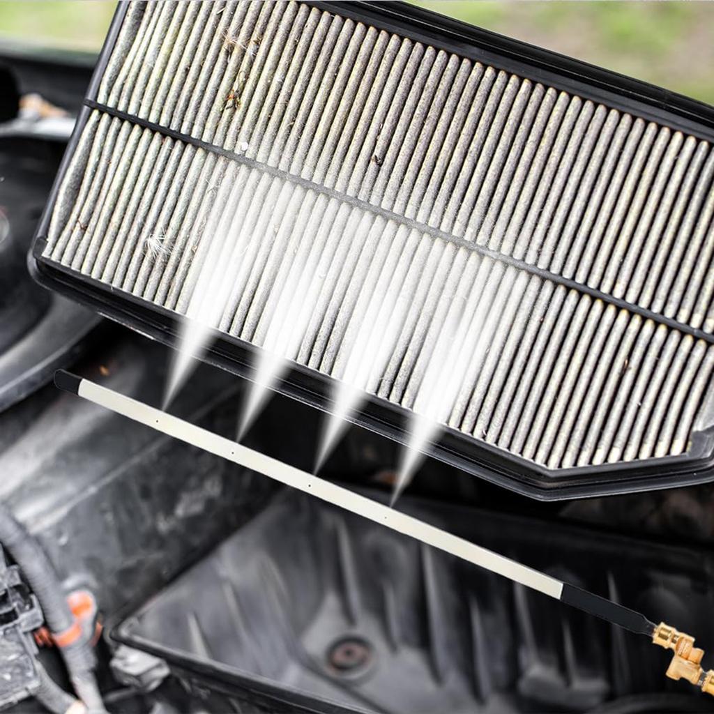 Car Water Tank Non Dismantling Cleaning Tool, Heavy-duty Truck Condenser Radiator Dual-use Blowing Water Tank Cleaning