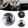 5 Speed Manual Gear Shift \Knob \Head \Ball For Fiat 500 2012-2018 55344048 Gear \Shifter Knob \Replacement Car Interior Parts