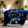 Custom Name Personalized Cosmic Bot Crew Print Blanket, Home Decor, Bedroom, Sofa, Camping, Couch, Gifts for Birthday ChristmasEnthusiasts