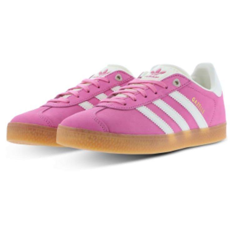 adidas Детские кроссовки Gazelle J Pink Fusion Gum Ivory Gum-3 ID1107