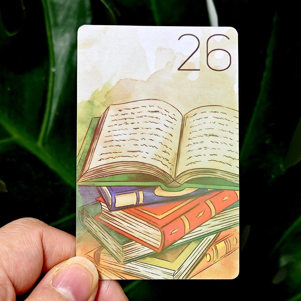 9*6 см Невинные секреты Ленорман 36 шт. Карточки Мягкие и нежные цвета, созданные с нежной и текучей природой акварели