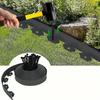 10Meters Fixed Garden Barrier Lawn Grass Plastic Edging Border Landscape Edging Garden Edge Kit Easy To Install