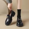 Augustine Platform Loafers Women's 2025 New Spring and Autumn British Style Mary Jane Single Shoes Retro Small Leather Shoes